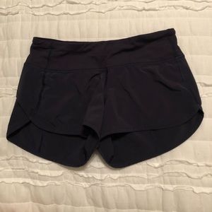 Navy Lululemon shorts